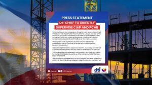 DTI Chief Takes Direct Supervision of CIAP and PCAB