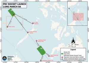 Advisory on the Long March 8A rocket launch