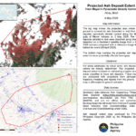 Satellite data show barangays affected by ashfall from Mayon